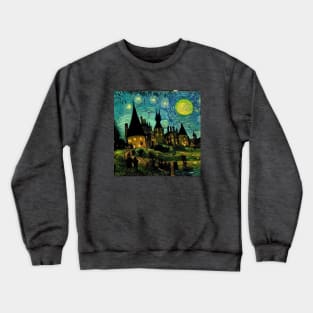 Starry Night Over Godric's Hollow Crewneck Sweatshirt